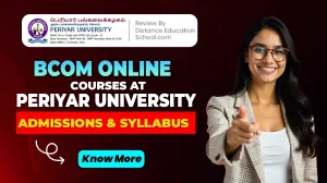 B.Com Online Courses at Periyar University Admissions & Syllabus