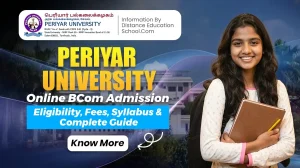Periyar university online Bcom Admission Eligibility fees Syllabus Complete Guide