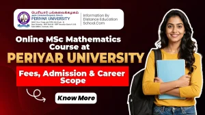 online MSC Mathematics Course at periyar university fees Admission Career Scope