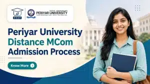 Periyar University Distance MCom Admission Process